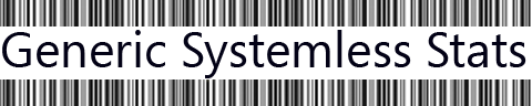 Generic Systemless Stats